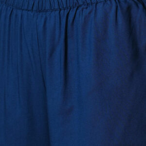 Allover Printed Pleated & Panelled A-Line Kurta With Narrow Pants Workwear Set - Image 5